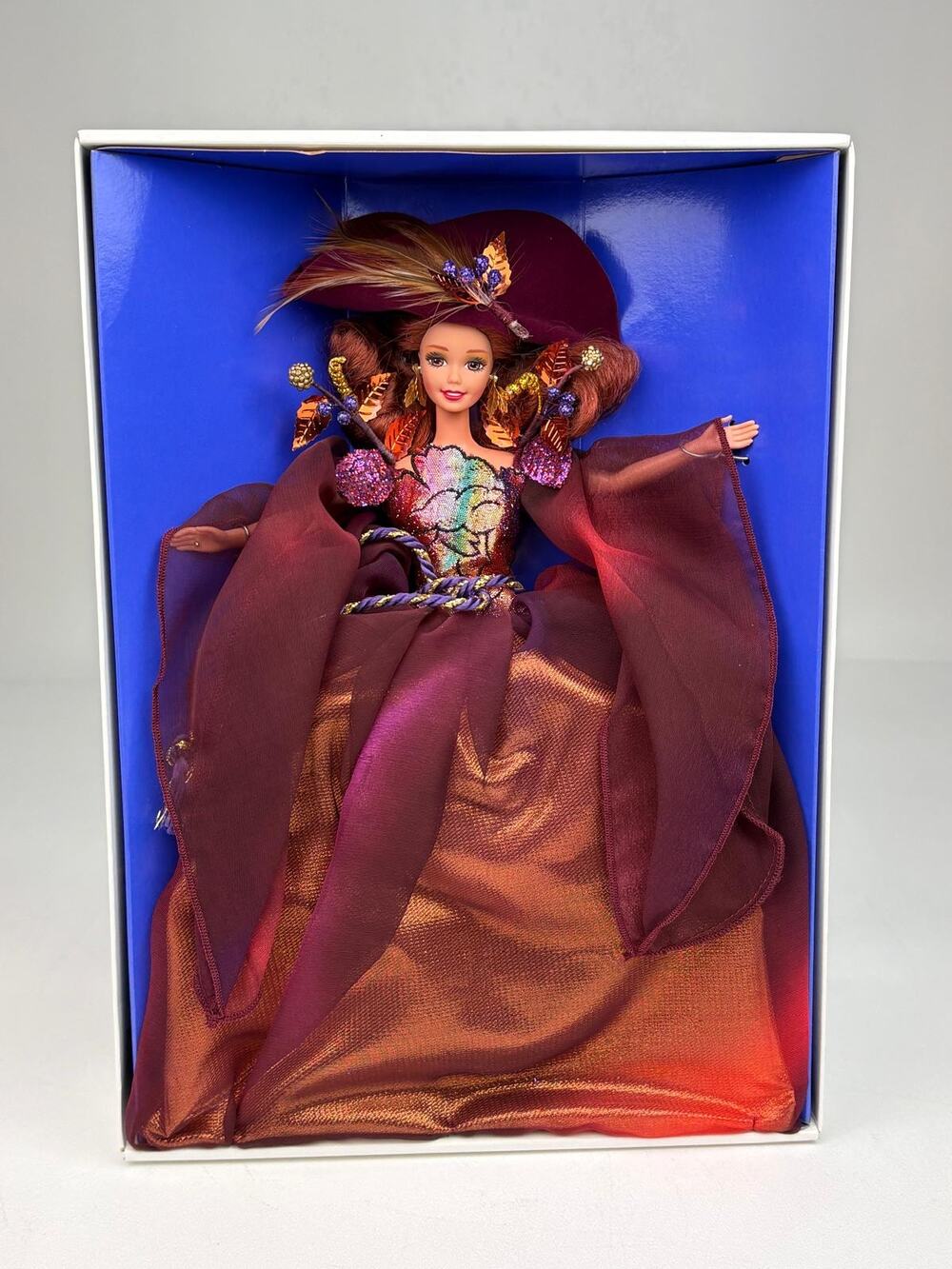 1995 Mattel Autumn Glory Barbie Doll Enchanted Seasons Collection NEW NRFB 15204